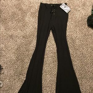 NWT KILLSTAR slo-burn black bell bottom flares🖤